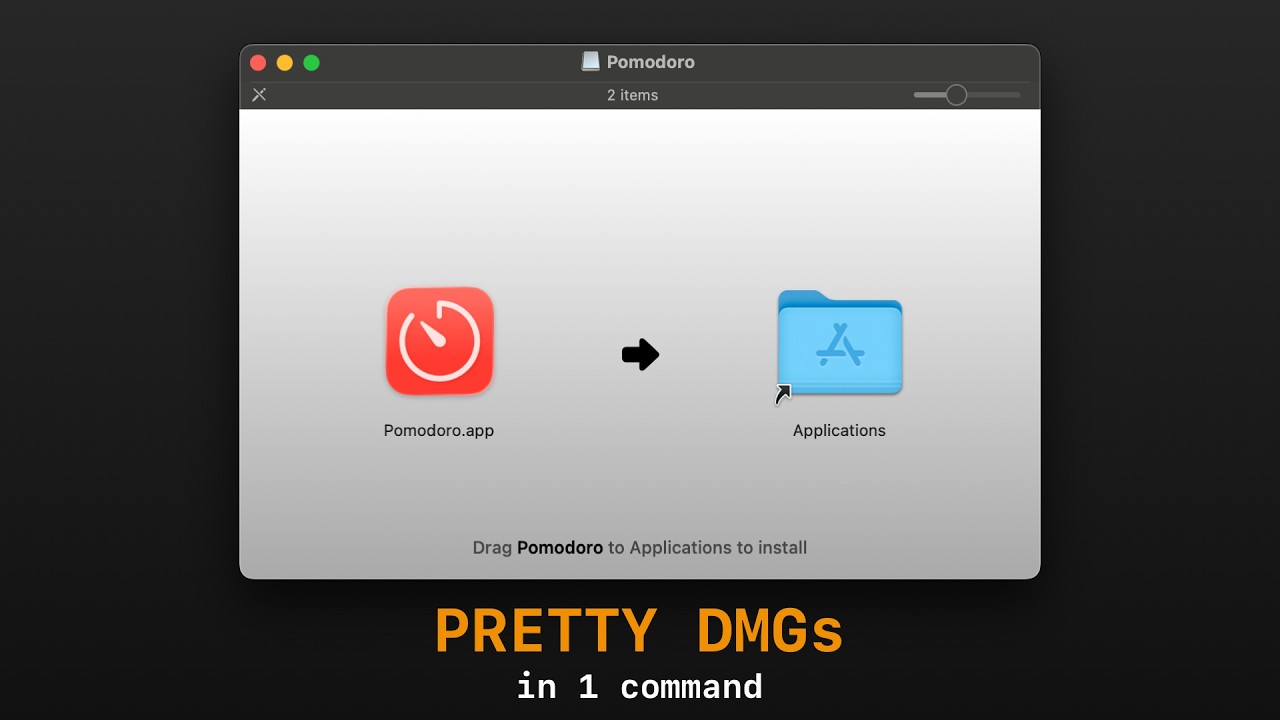 Creating a macOS DMG installer with Amore